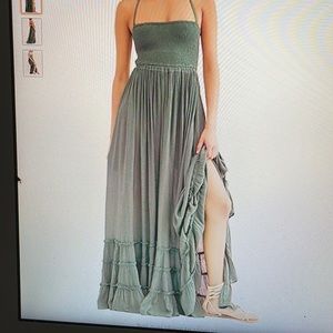 Olive Green Maxi Dress
